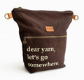 Dear Yarn Project Bag - Bark