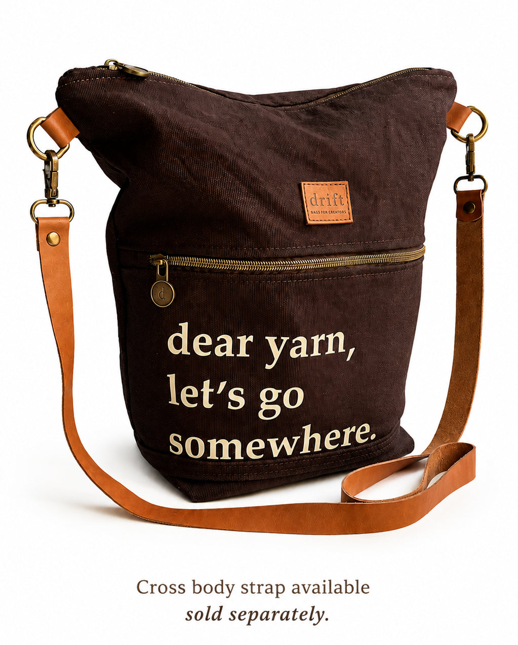 Dear Yarn Project Bag - Bark