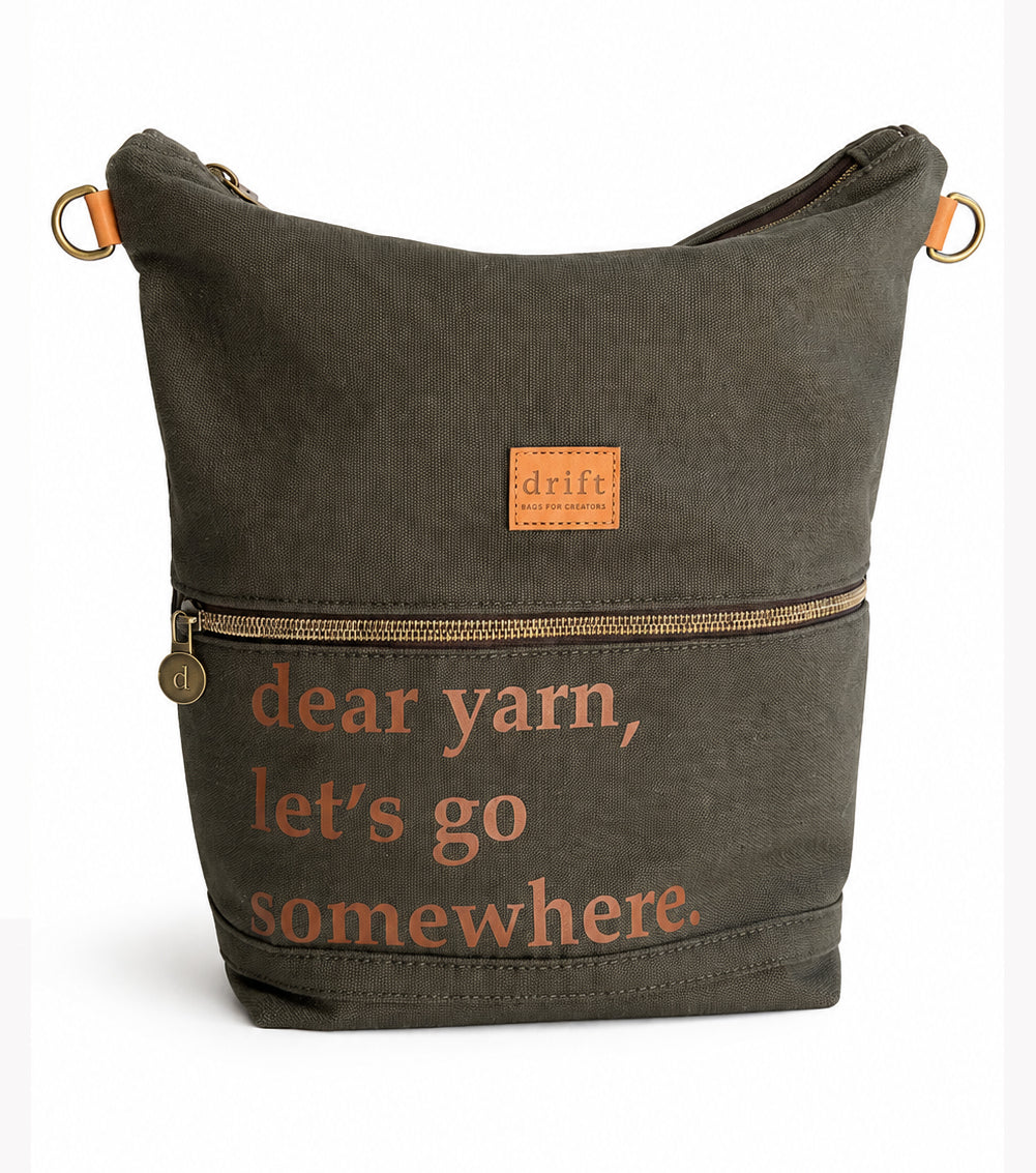 Dear Yarn Project Bag - Eucalypt