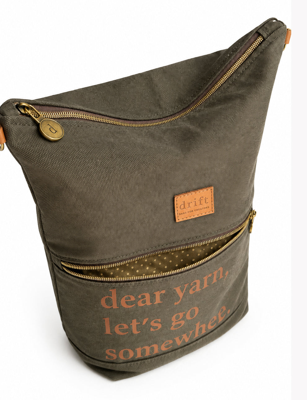 Dear Yarn Project Bag - Eucalypt