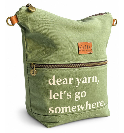 Dear Yarn Project Bag - River Gum