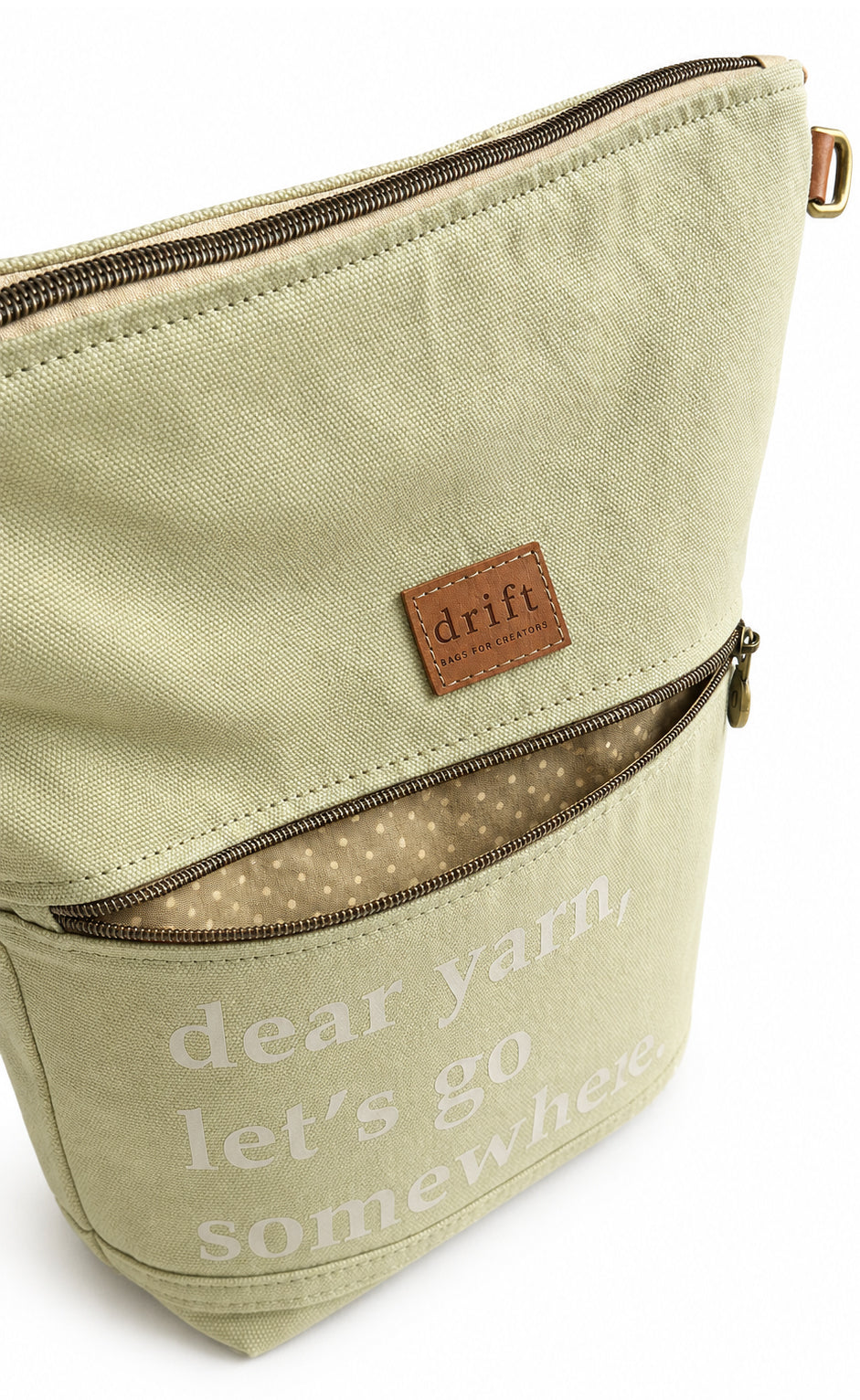Dear Yarn Project Bag - Sage