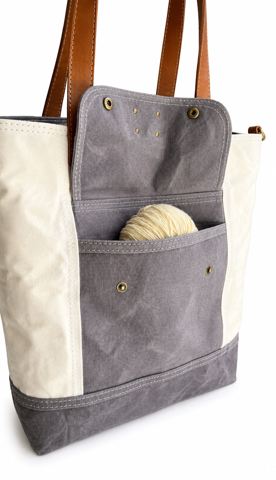 The Maker’s Everyday Tote - Slate/Shell