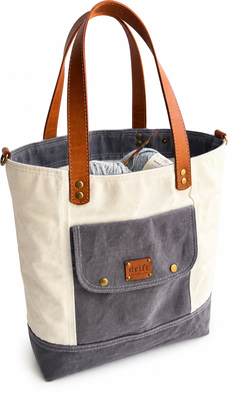 The Maker’s Everyday Tote - Slate/Shell