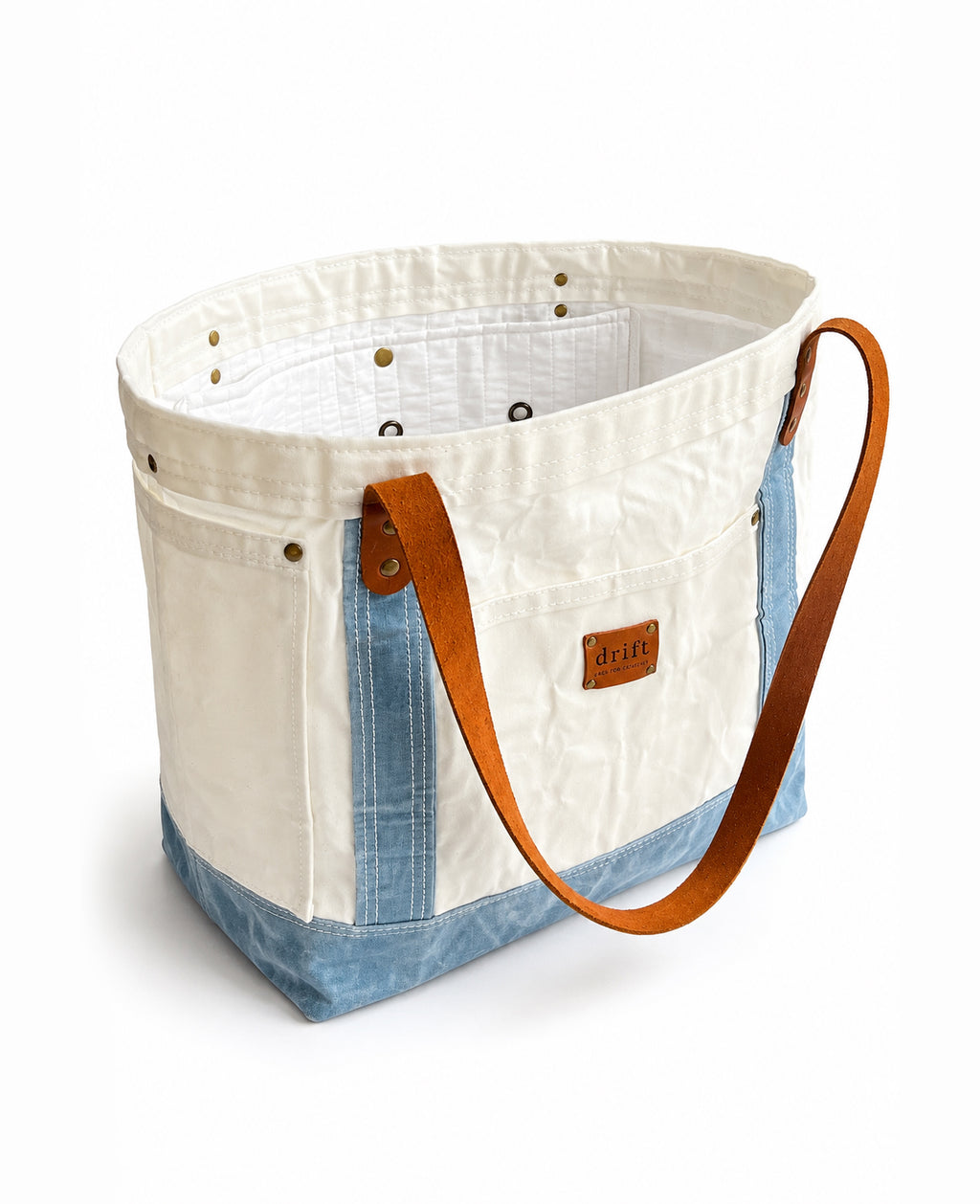 Jumbo Maker Project Tote - Shell/Morning Tide