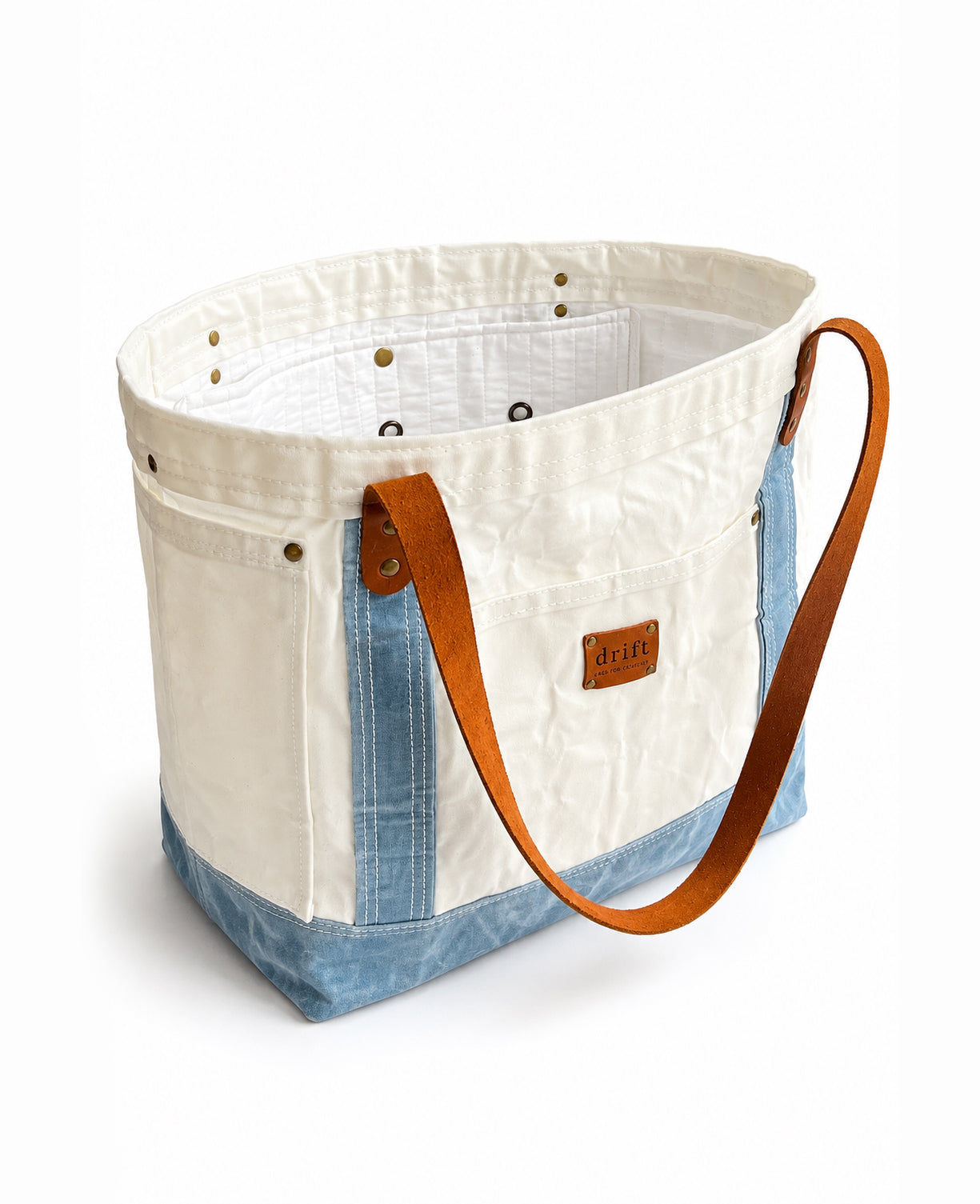 Jumbo Maker Project Tote - Shell/Morning Tide