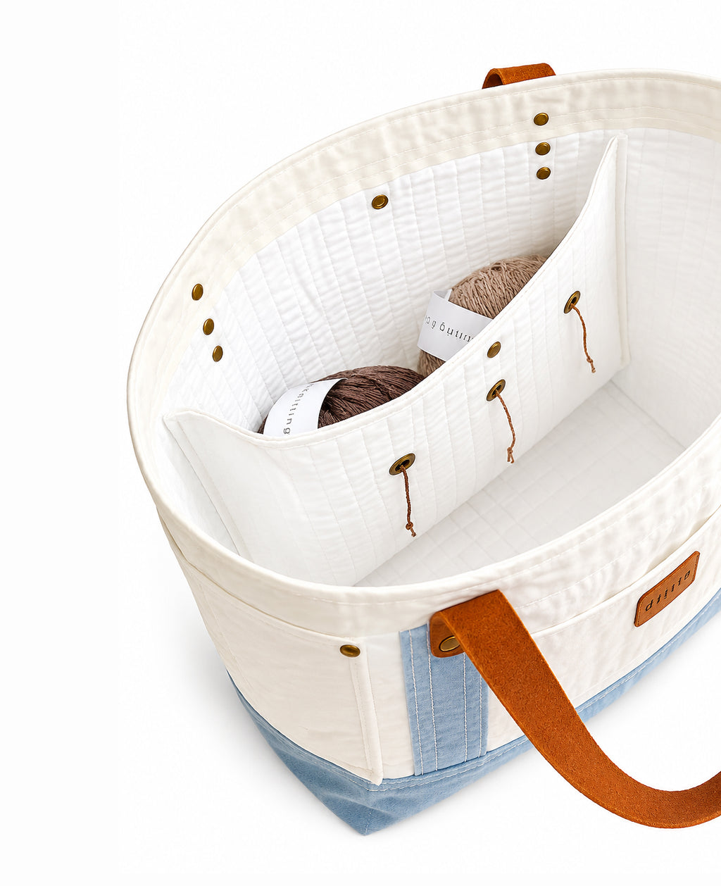 Jumbo Maker Project Tote - Shell/Morning Tide