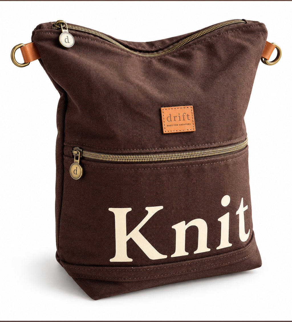 The Knit Bag - Bark