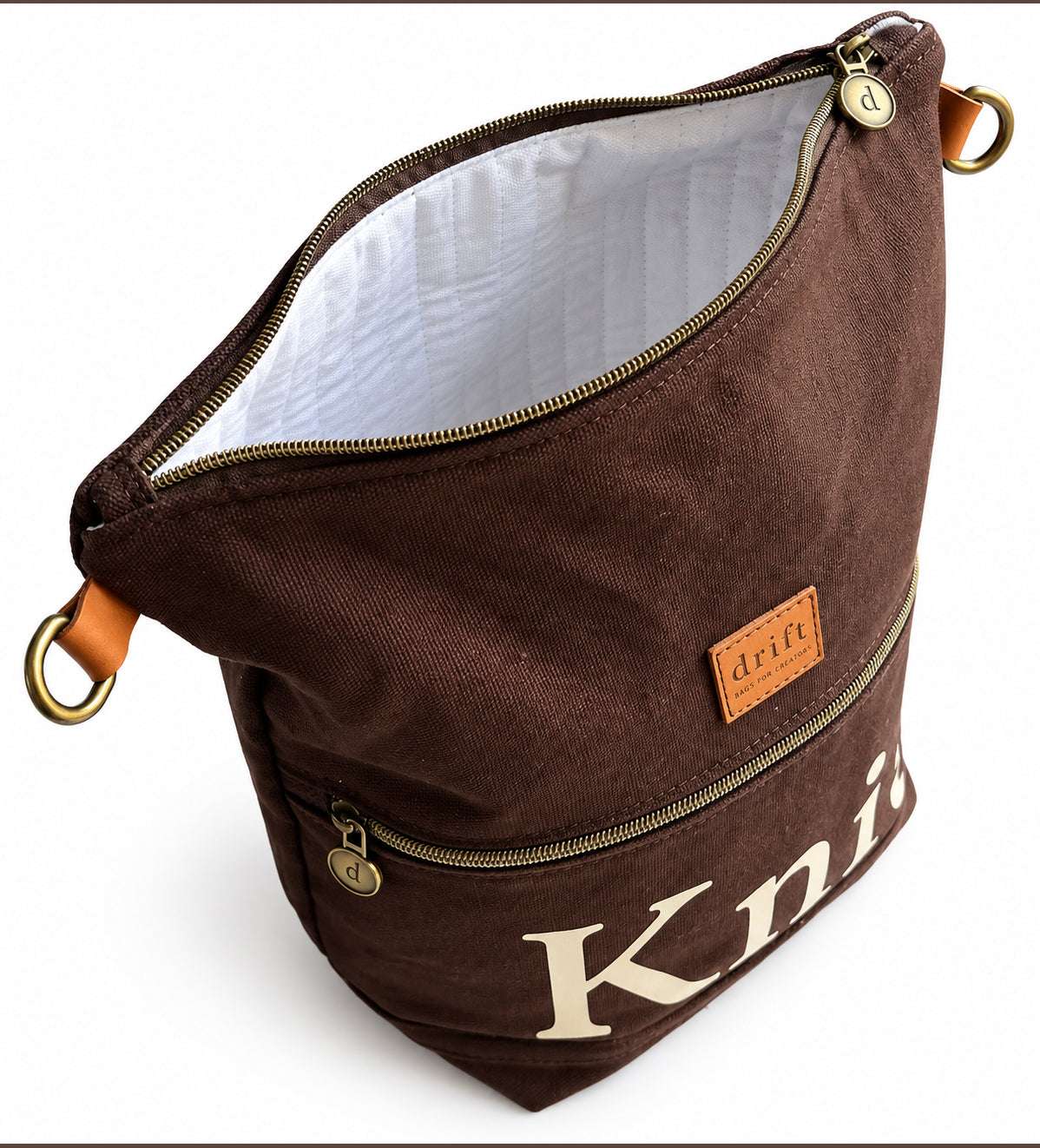 The Knit Bag - Bark