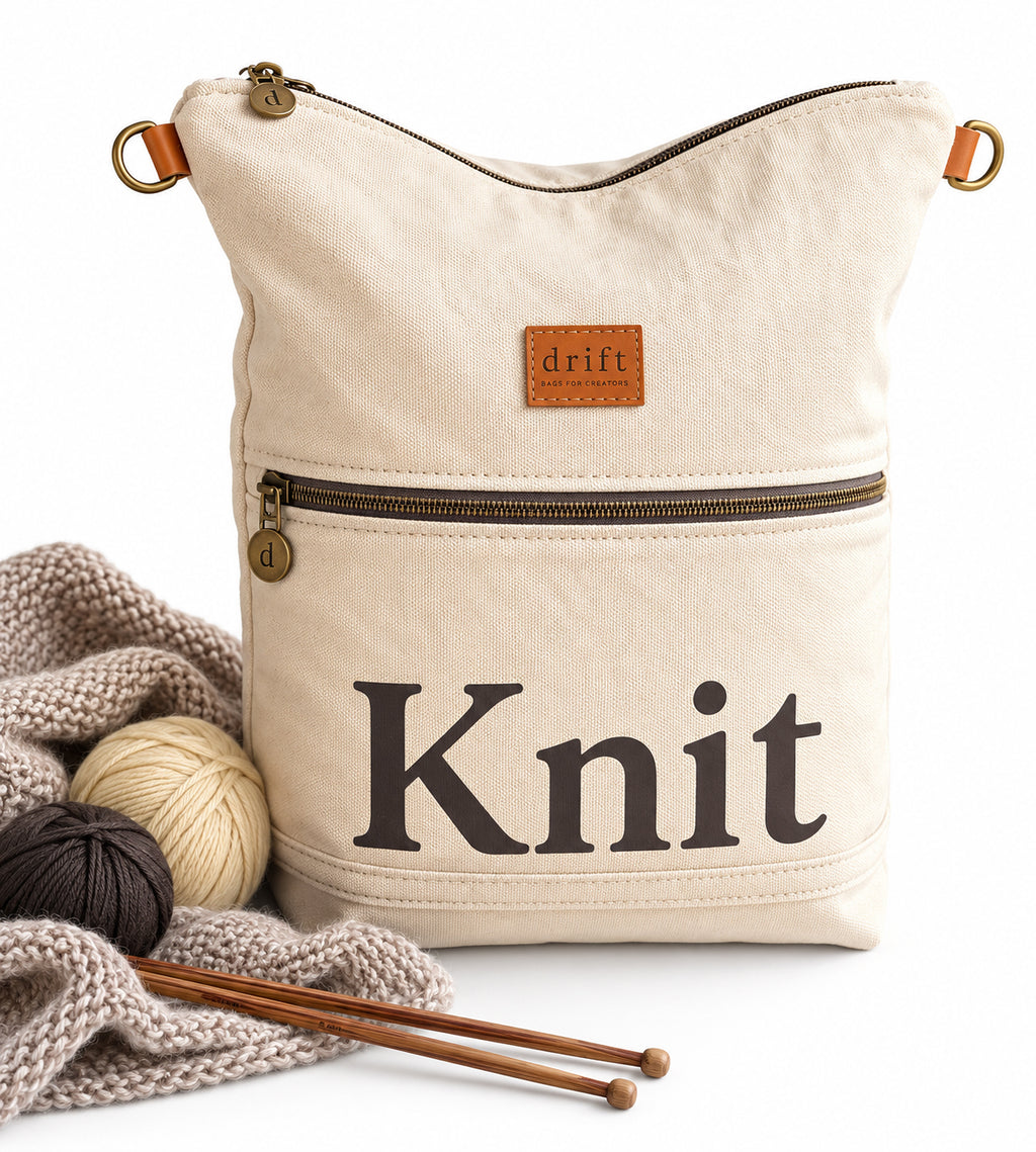 The Knit Bag - Sandstone