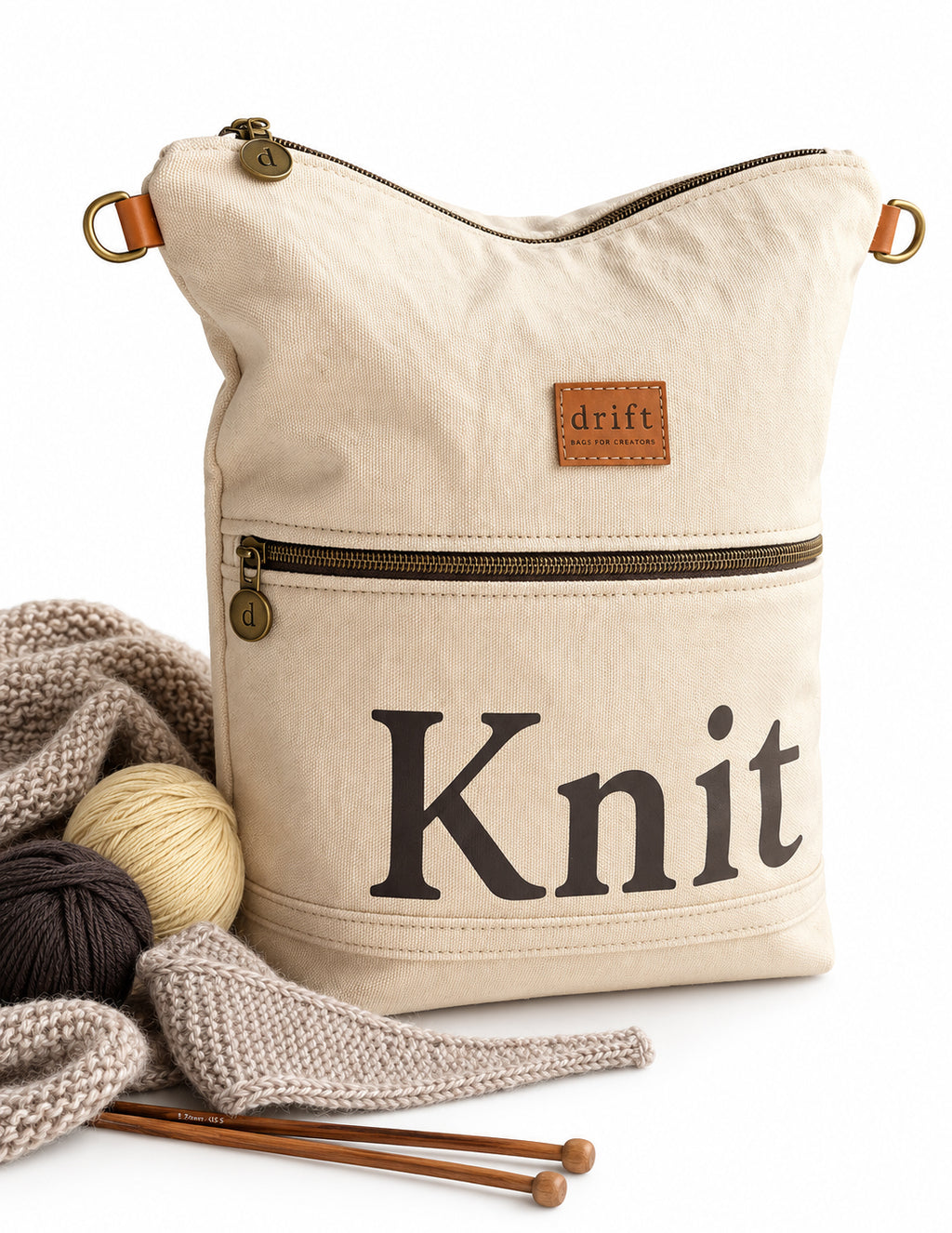 The Knit Bag - Sandstone