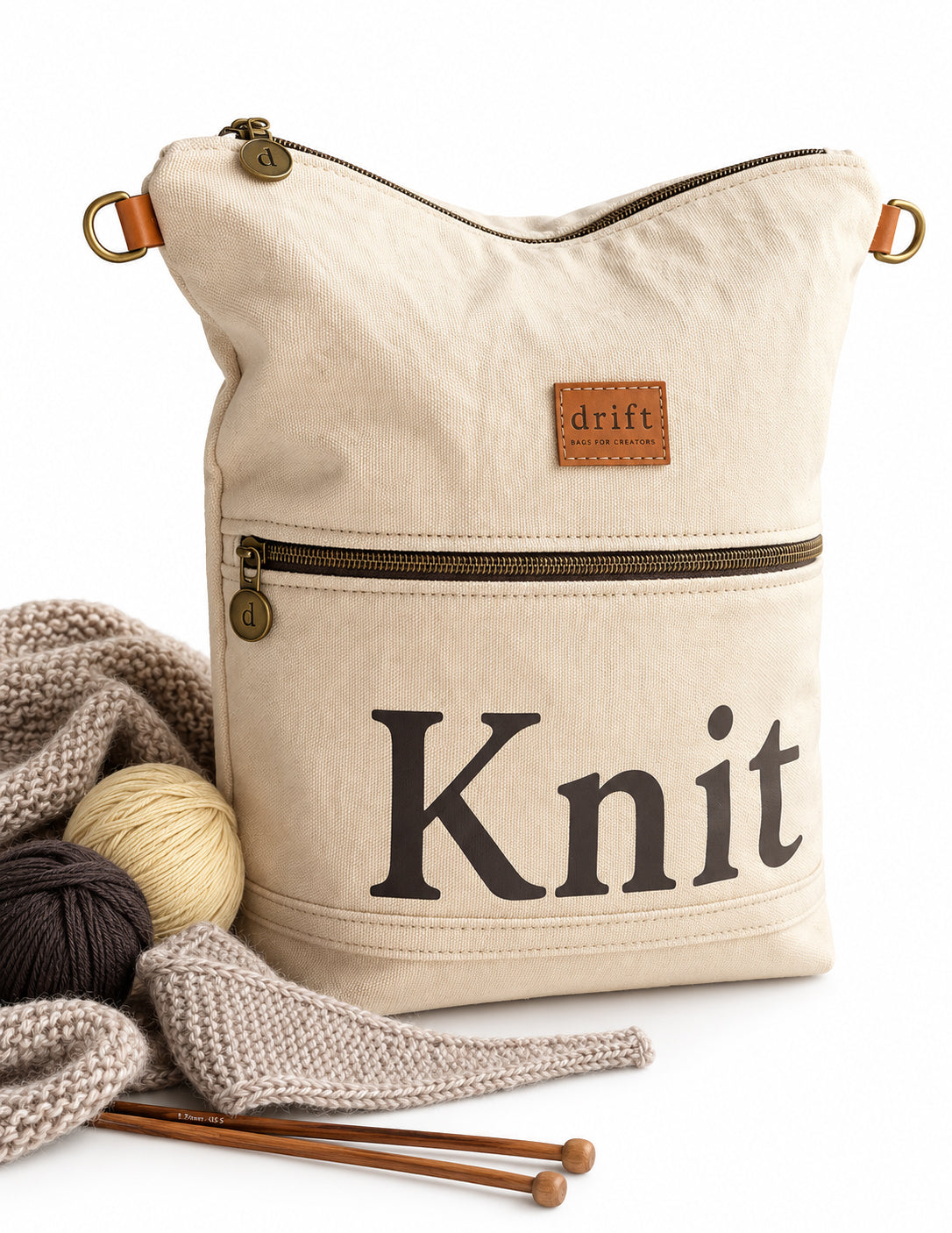 The Knit Bag - Sandstone