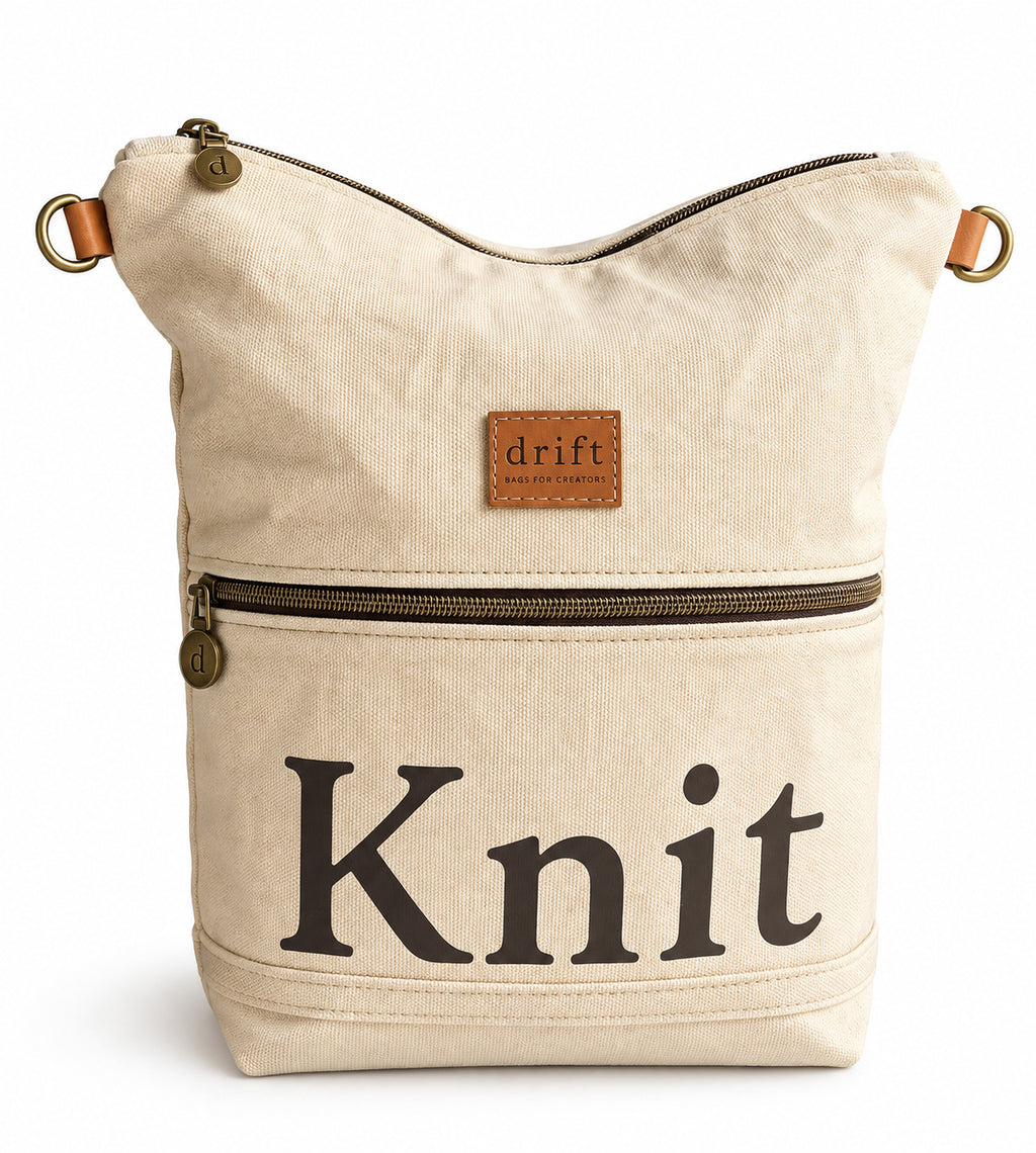 The Knit Bag - Sandstone