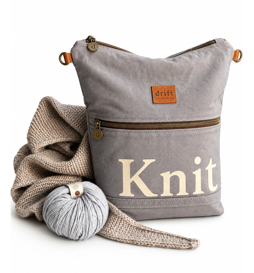 The Knit Bag - Slate