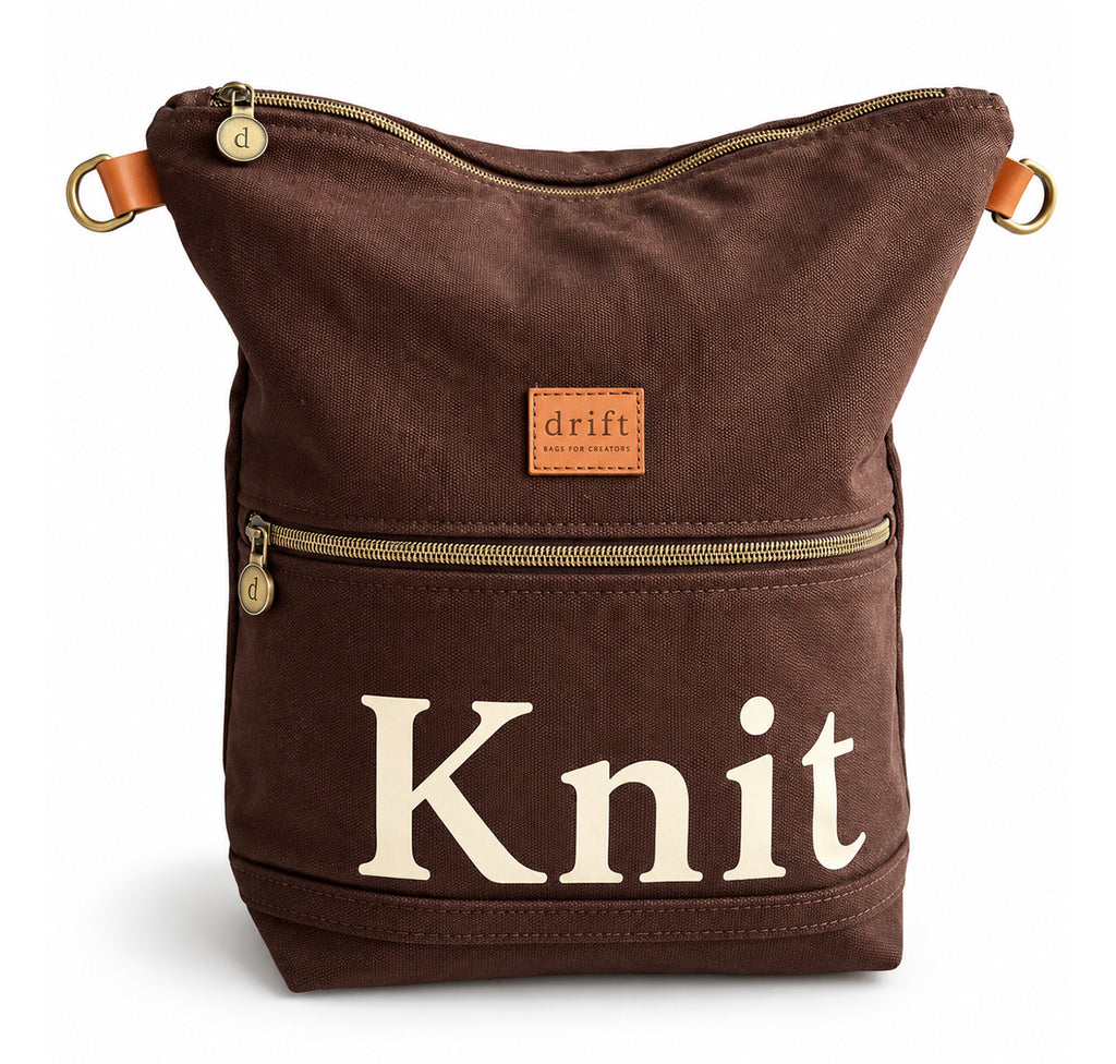 The Knit Bag - Bark