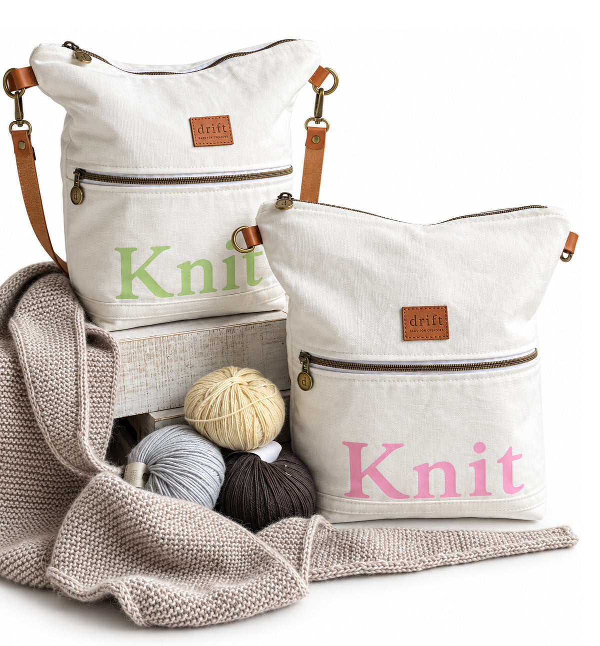 The Knit Bag - Shell/Galah