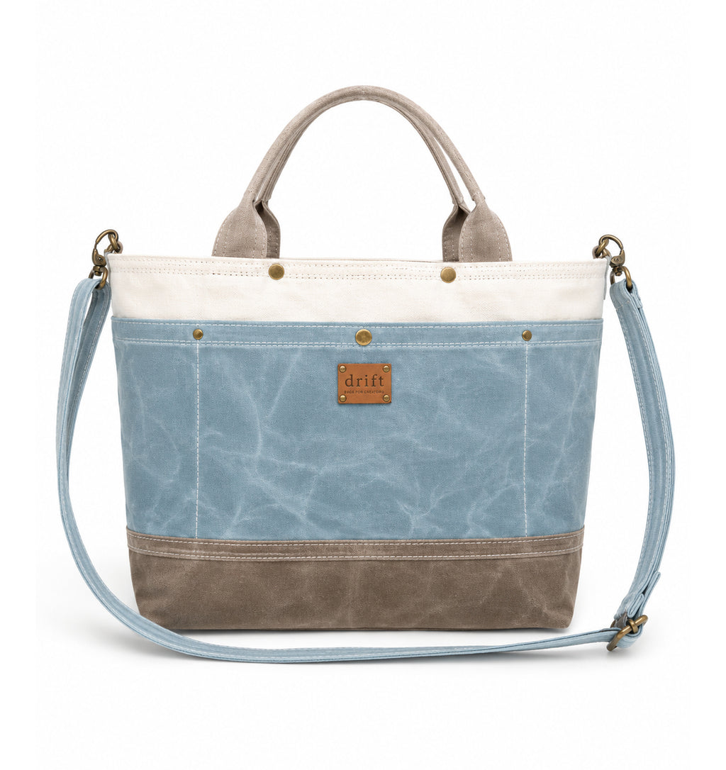 The Knitter's Carryall - Stone/Tide Pool