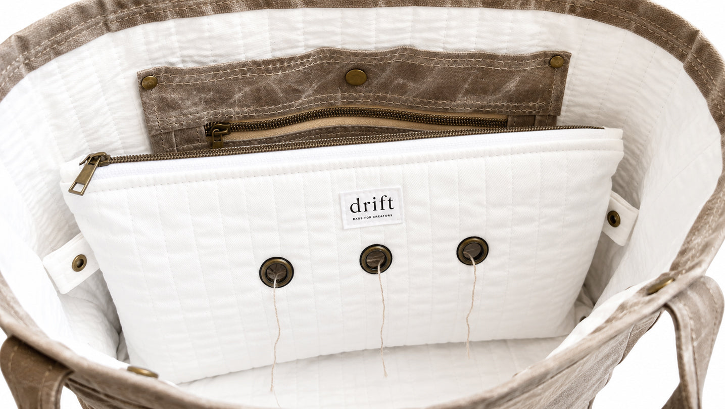 Knitting Organiser Pouch - To Fit Large Makers Project Tote