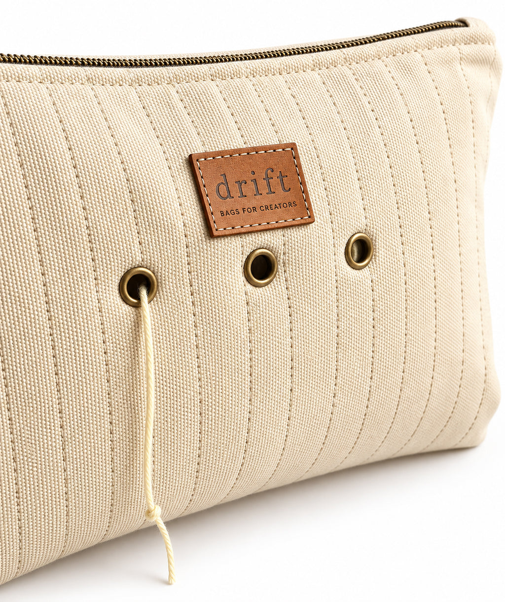 Knitting Organiser Pouch - Medium - Sandstone