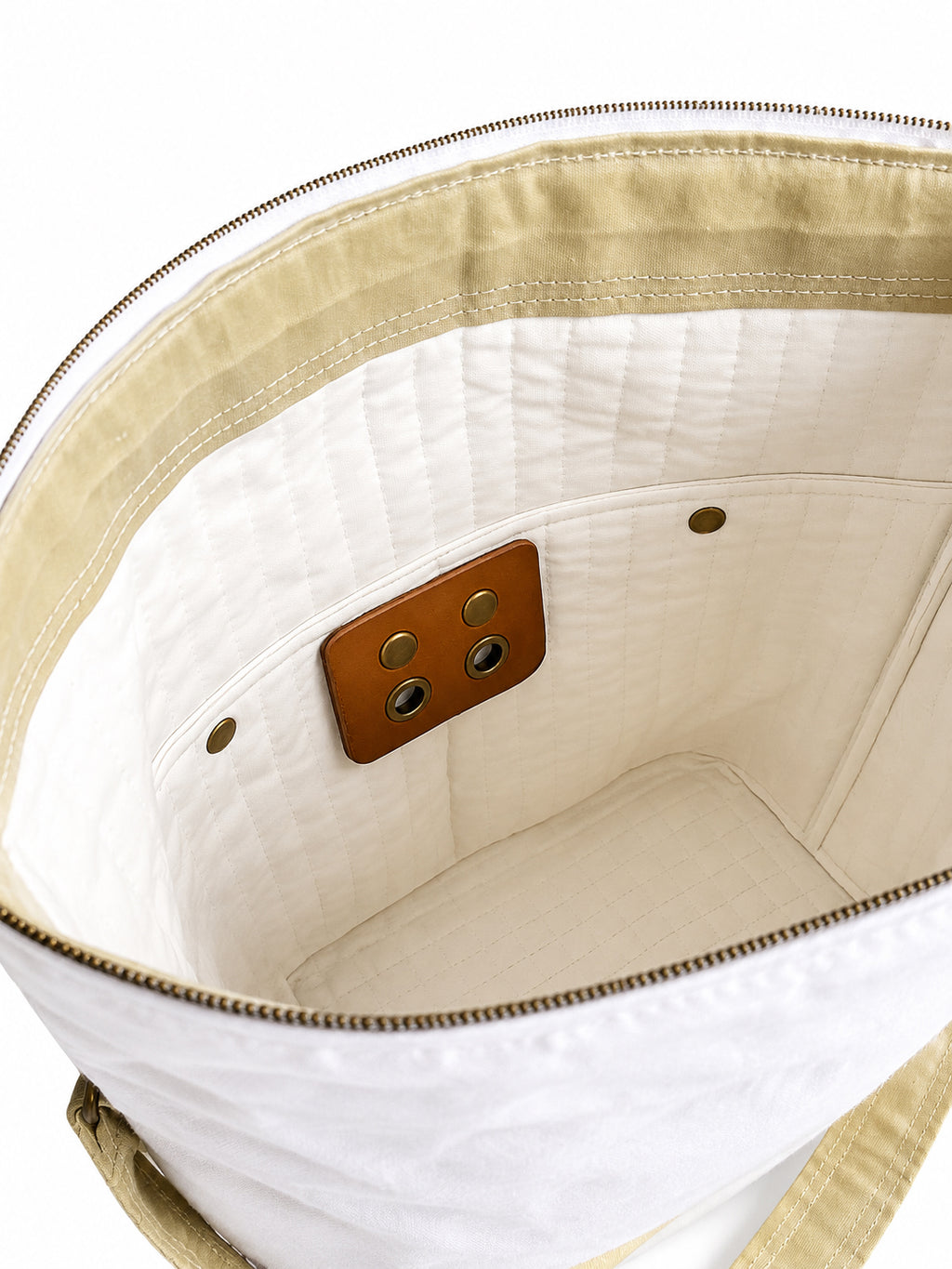 Maker's Rolltop Project Bag - Sage & Shell