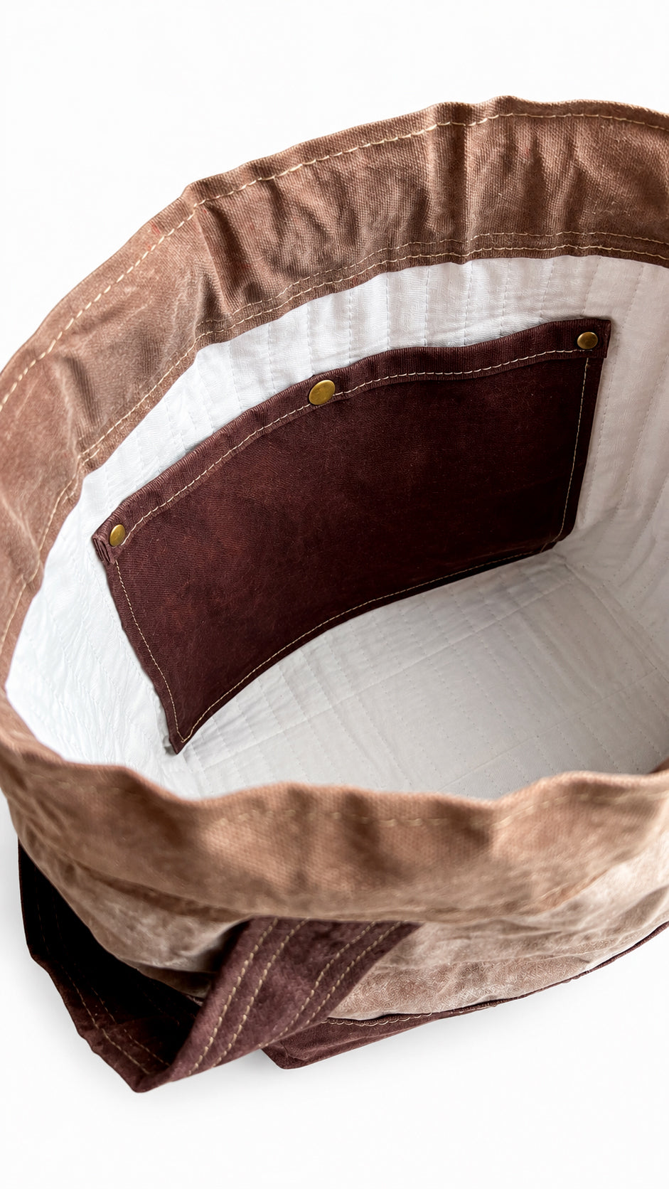 Medium Makers Project Bag - Bark & Chocolate *LIMITED EDITION*
