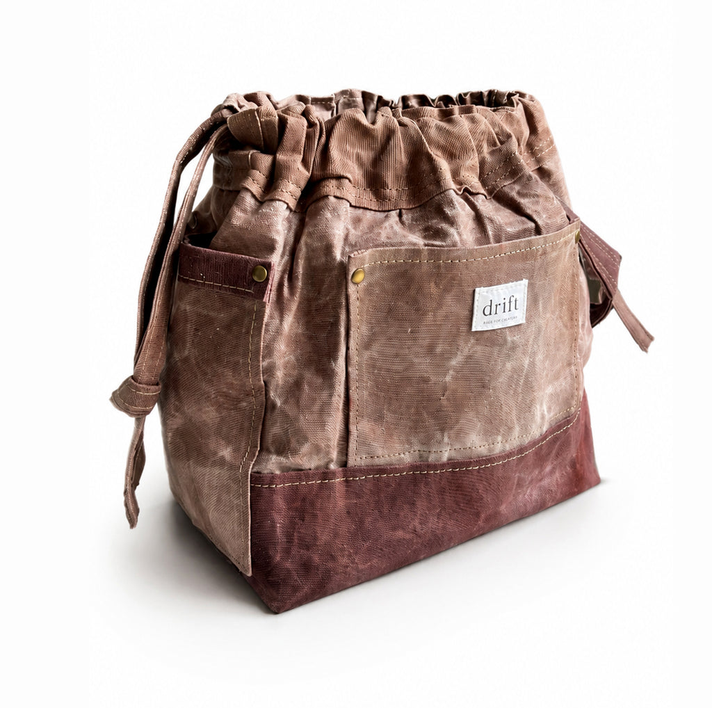 Medium Makers Project Bag - Bark & Chocolate *LIMITED EDITION*