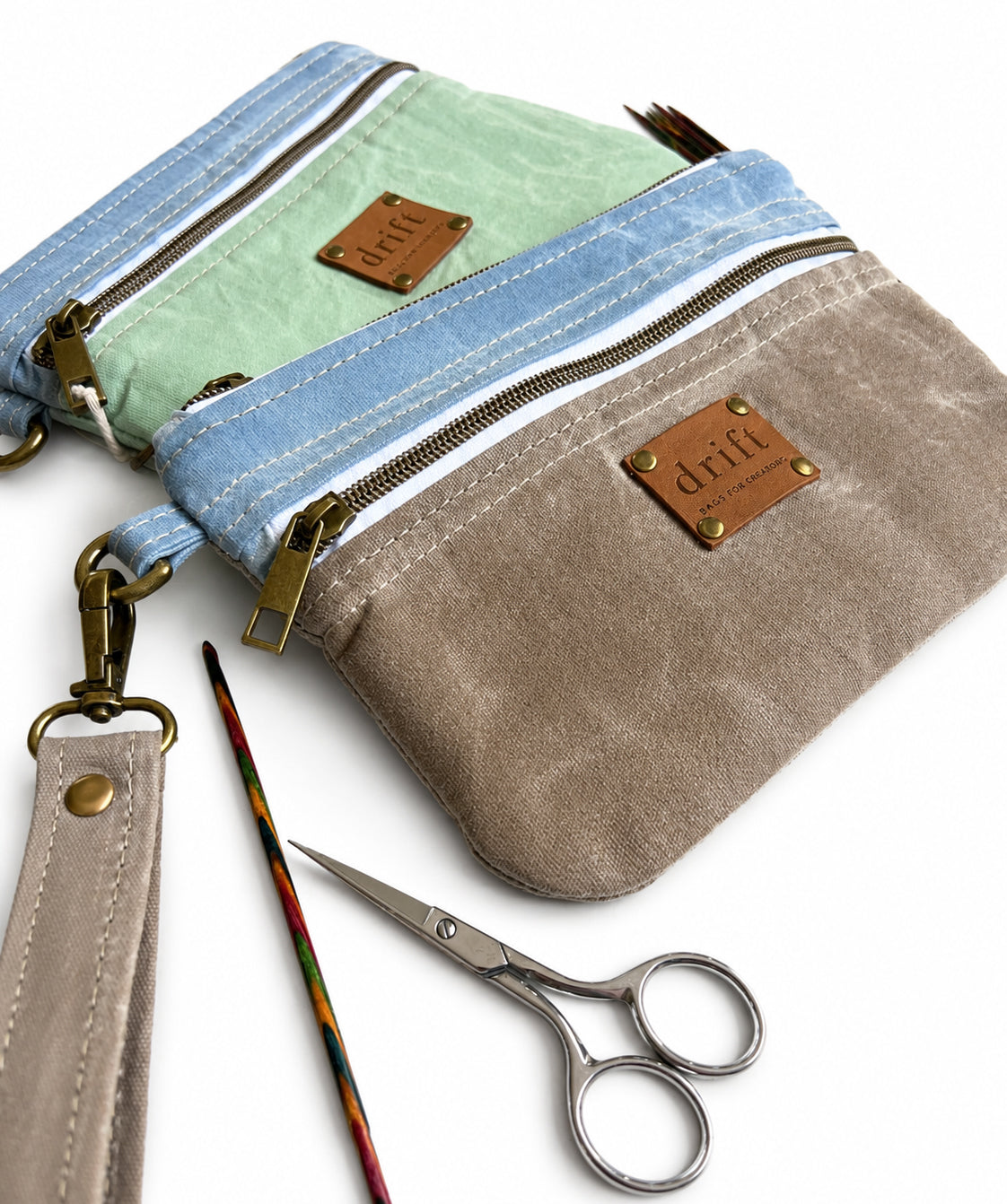 Notion Pouch - Large - Tide Pool/Stone