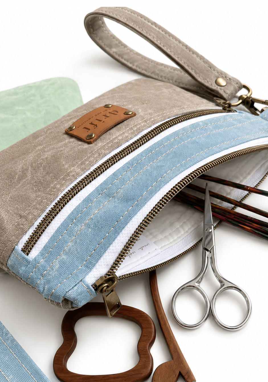Notion Pouch - Large - Tide Pool/Stone