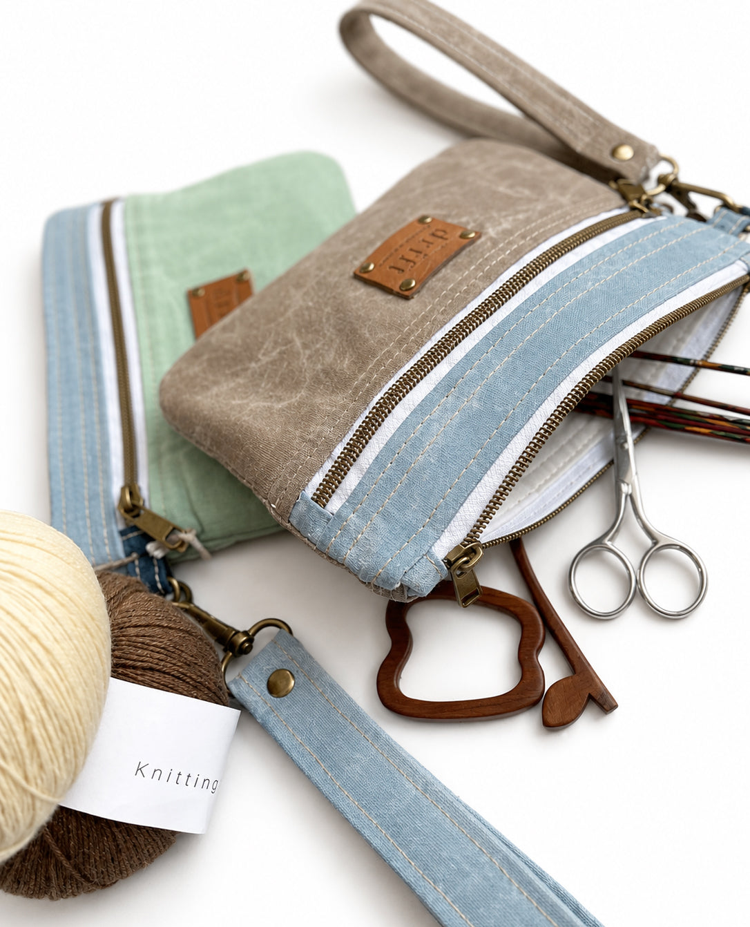 Notion Pouch - Large - Tide Pool/Stone