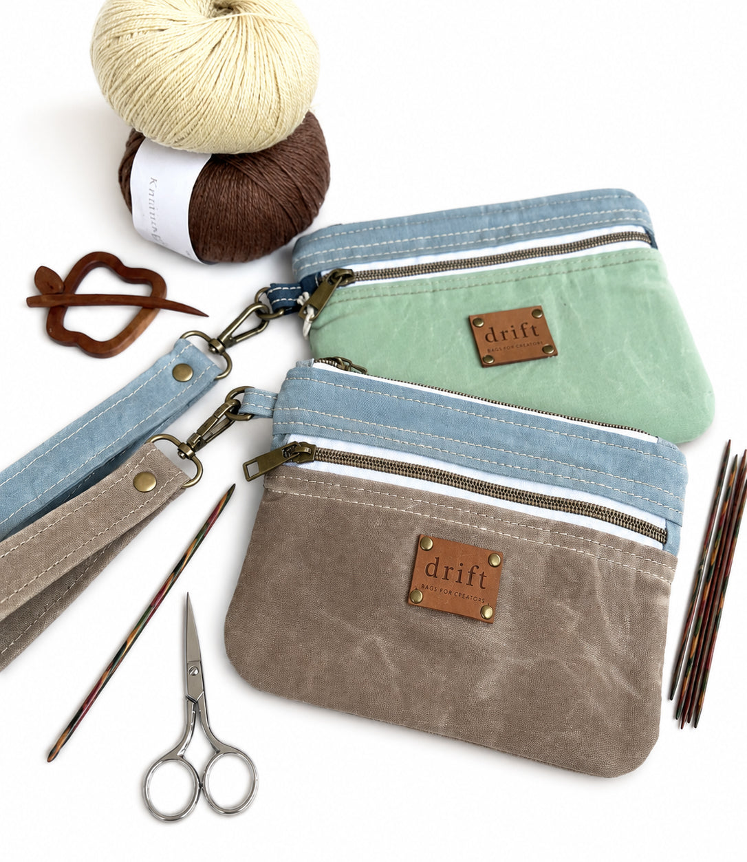 Notion Pouch - Large - Tide Pool/Stone