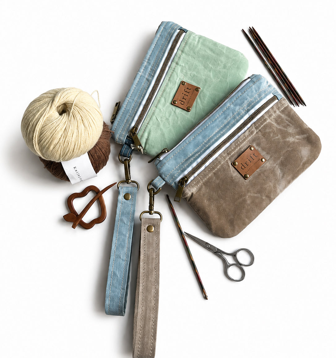Notion Pouch - Large - Tide Pool/Stone