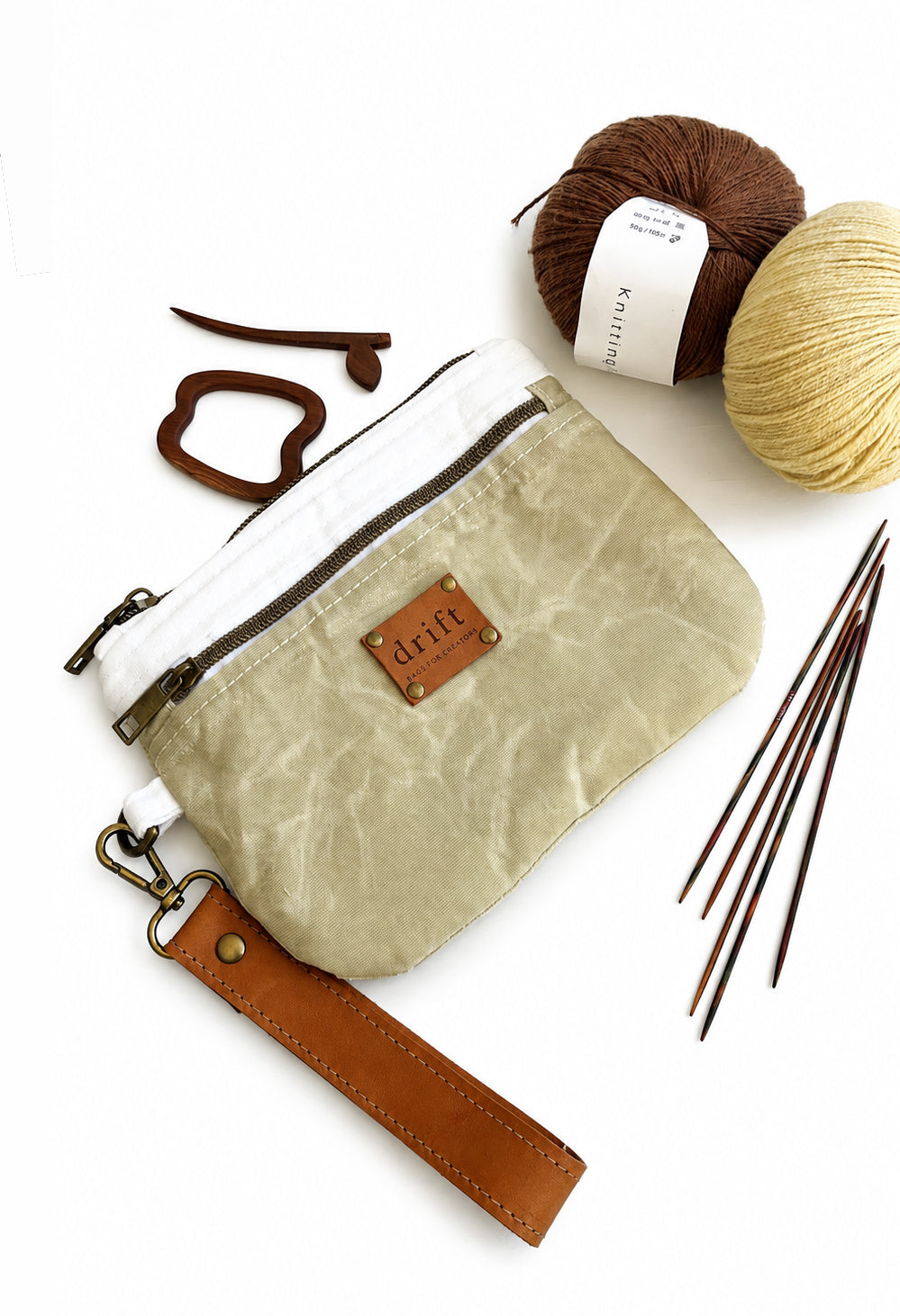 Notion Pouch - Large - Sage/Shell