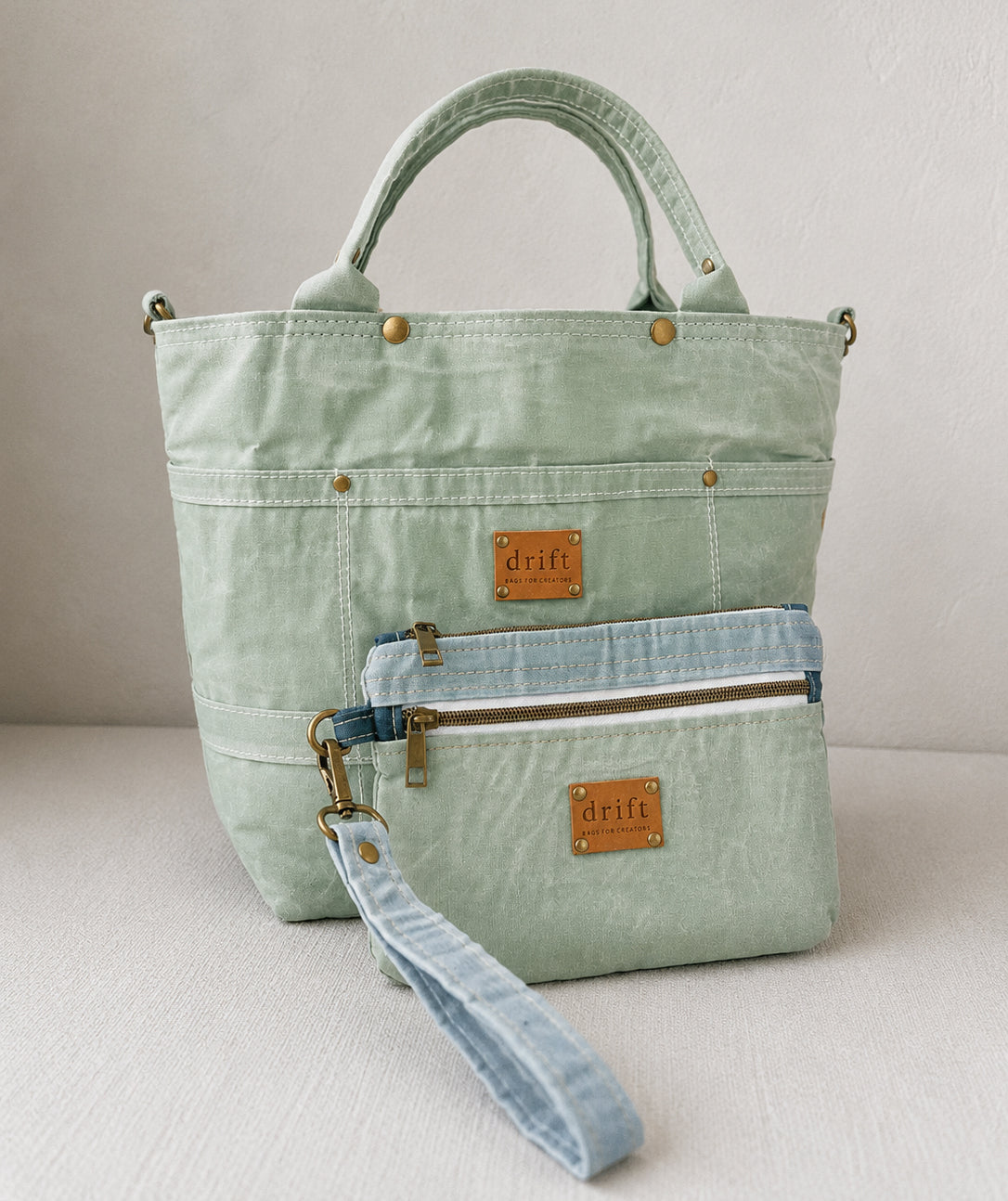Notion Pouch - Large - Seamist/Morning Tide