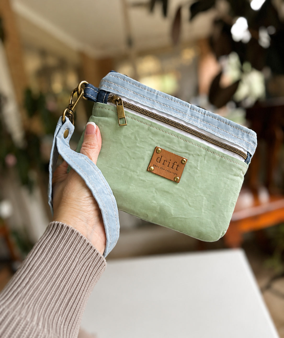 Notion Pouch - Large - Seamist/Morning Tide