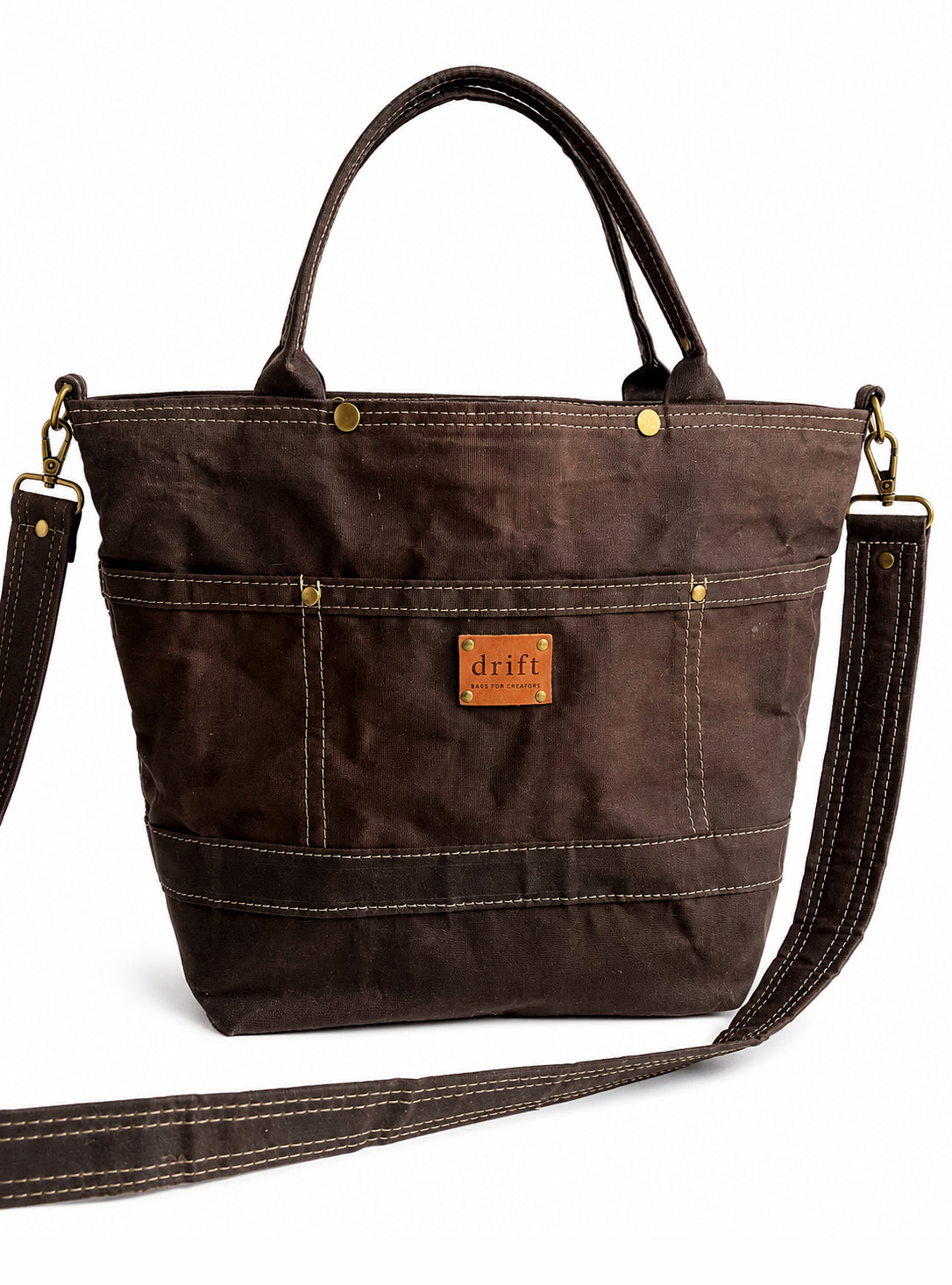 On The Go Knitter's Tote - Medium - Bark