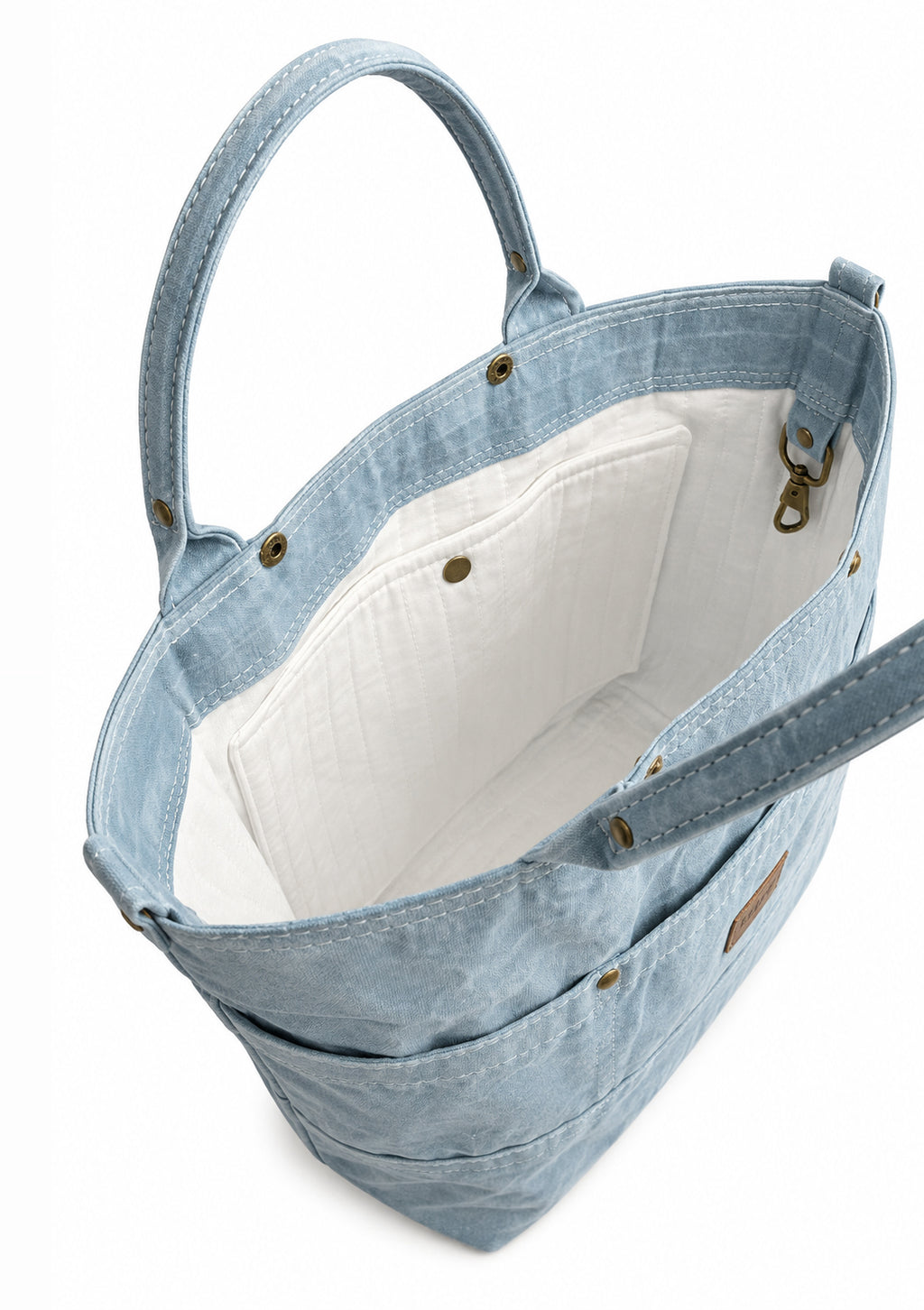 On The Go Knitter's Tote - Medium - Morning Tide