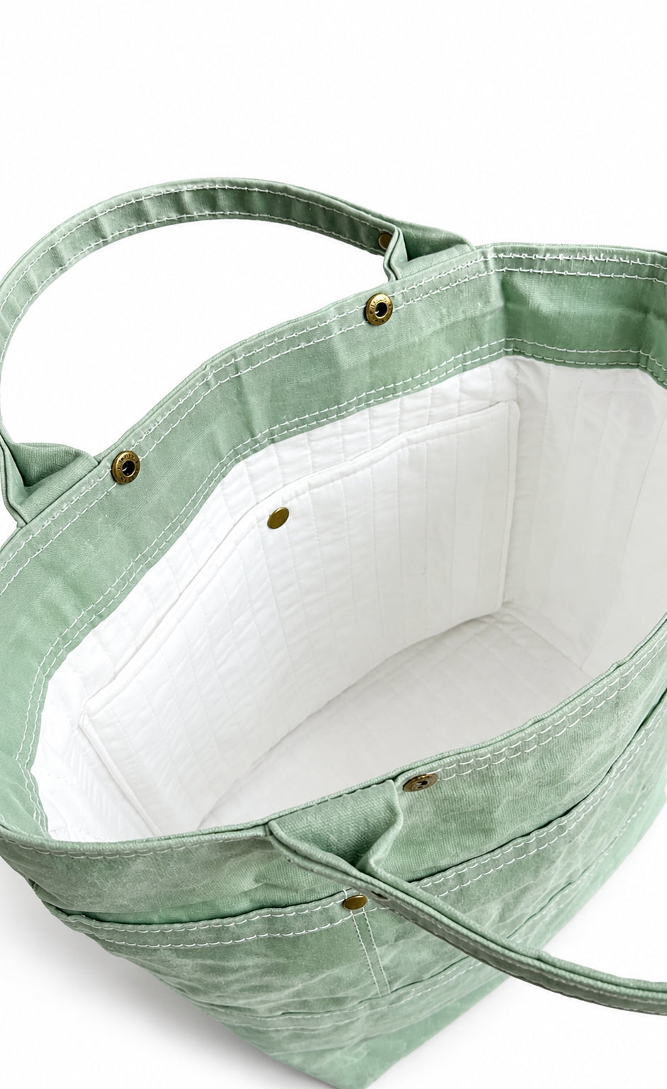 On The Go Knitter's Tote - Medium - Sea Mist