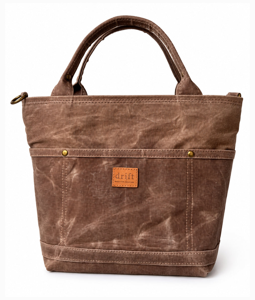 On The Go Knitter's Tote - Medium - Stone