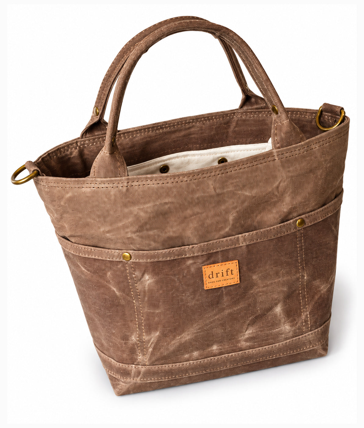 On The Go Knitter's Tote - Medium - Stone