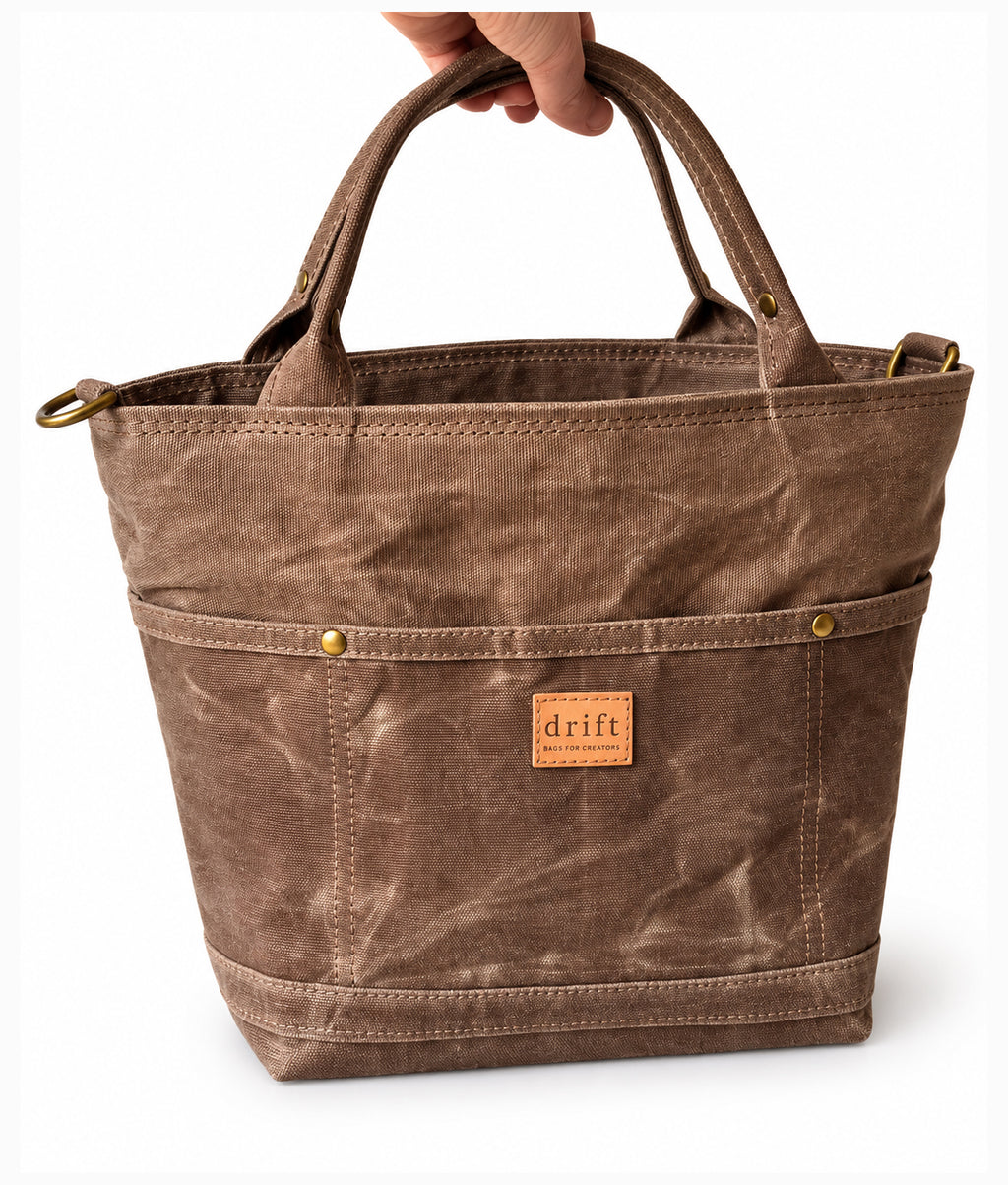 On The Go Knitter's Tote - Medium - Stone