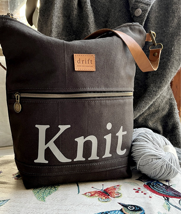 The Knit Bag - Stormcloud