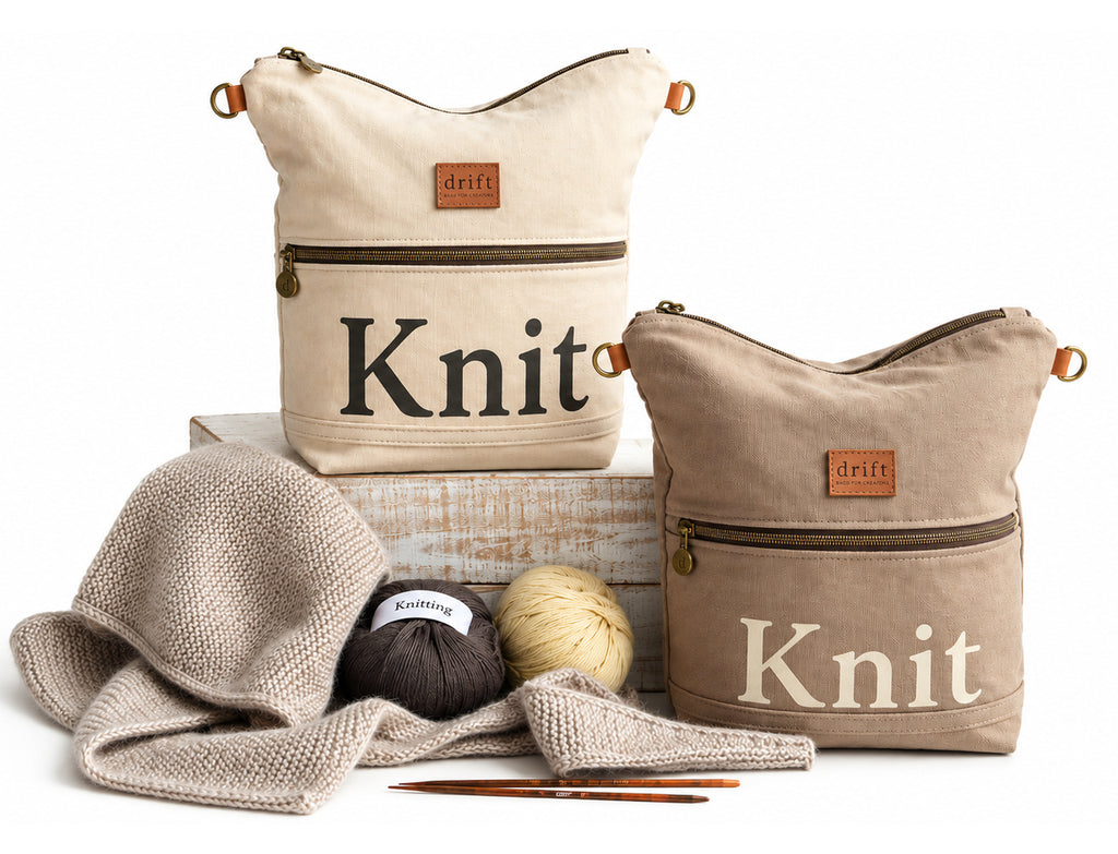 The Knit Bag - Stone
